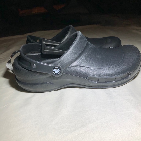 NWT Black Bistro Croc Clogs Women Sz 10 Roomy Fit - Picture 5 of 6